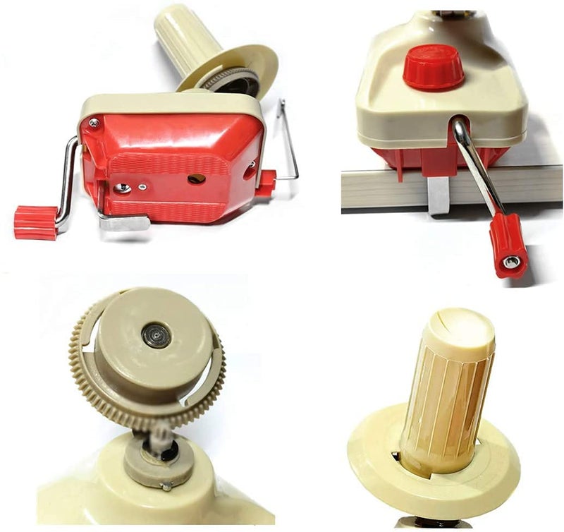 RRigo Yarn Winder by RRigo - Easy to Set Up and Use - Hand Operated Yarn Ball Winder 3.5 Ounce Capacity + 10 PCS Stitch Knitting Needles + 10 PCS Plastic Needles + 1PCS Scissors - Image 3